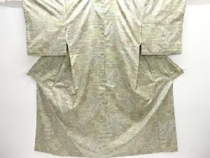 クリスマスセール大特価品　ヱ霞に花模様織り出し本場大島紬着物